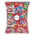 CandyKrave Candies with 6 Pounders pack of 4 Gummies Sweets Assortment Bulk Candy Variety Pack Individually Packed (Twizzlers Rainbow and Strawberry