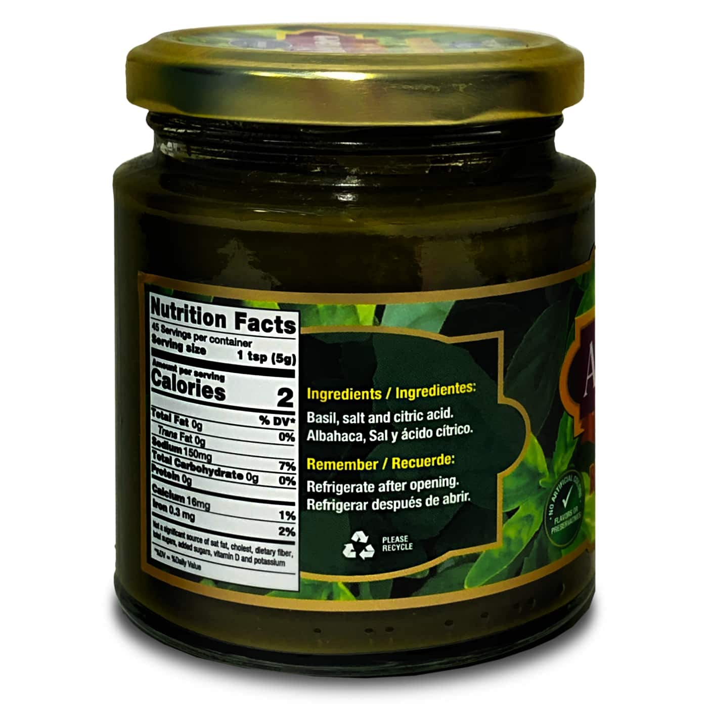 Belmont Albahaca Basil Paste Pesto (7.5 oz/220 g) by Belmont