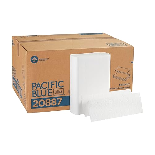 Pacific Blue Ultra Big Z-Fold Paper Towels by GP PRO (Georgia-Pacific), White, 20887, 220 Paper Towels Per Pack, 10 Packs Per Case (2200 Total)