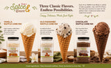 Chocolate Waffle Cone Mix | Homemade Waffle Cones, Waffle Bowls & Dessert Shells | Easy Just-Add-Water Recipe | 5 lb Bulk Container | Dasher’s Spice & Beans