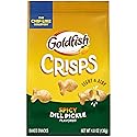 Goldfish Crisps Spicy Dill Pickle Baked Chip Crackers, 4.8 Oz Bag