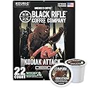Black Rifle Coffee Company Kodiak Attack Medium Roast K-Cups 22ct Coffee Pods - Veteran-Founded, Bold & Robust Flavor, Compatible with Keurig