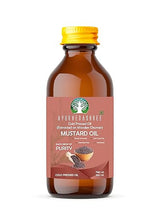 AYURVEDASHREE Mustard Oil 3.38 fl oz.. Cold Pressed Oil, Extracted on Wooden Churnerto Sustain maximum nutrition, 100% Pure & Natural, No GMO