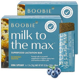 Boobie Bar Superfood Blueberry Muffin Lactation Bar for Breastfeeding Moms to Increase Milk Supply | #1 Selling Lactation Snack Bars | Vegan