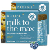 Boobie Bar Superfood Blueberry Muffin Lactation Bar for Breastfeeding Moms to Increase Milk Supply | #1 Selling Lactation Snack Bars | Vegan