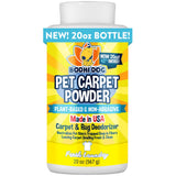 Bodhi Dog Natural Carpet Deodorizer Powder - Dry Pet Smell Eliminator & Urine Odor Remover - Loosens Fur & Dirt - Plant-Based Room Freshener