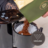 Smooth 'Belgian Chocolate' Flavored Ground Coffee, 1 LB (16 oz) bag, Medium Roast, 100% Arabica Premium Quality Flavor