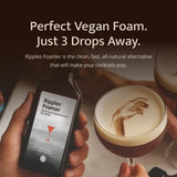 Ripples Foamer - Vegan Cocktail Foaming Drops | Egg White Substitute | Gluten-Free, Kosher | Professional Cocktail Mixer
