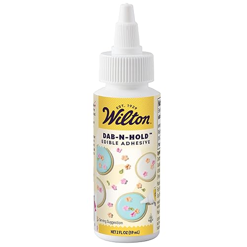 Wilton Dab-N-Hold Edible Adhesive - Clear Food Glue - Baking Accessory for Cake Decoration, Fondant, Sugar Sheets & Icing Decorations - Easy-to-Use