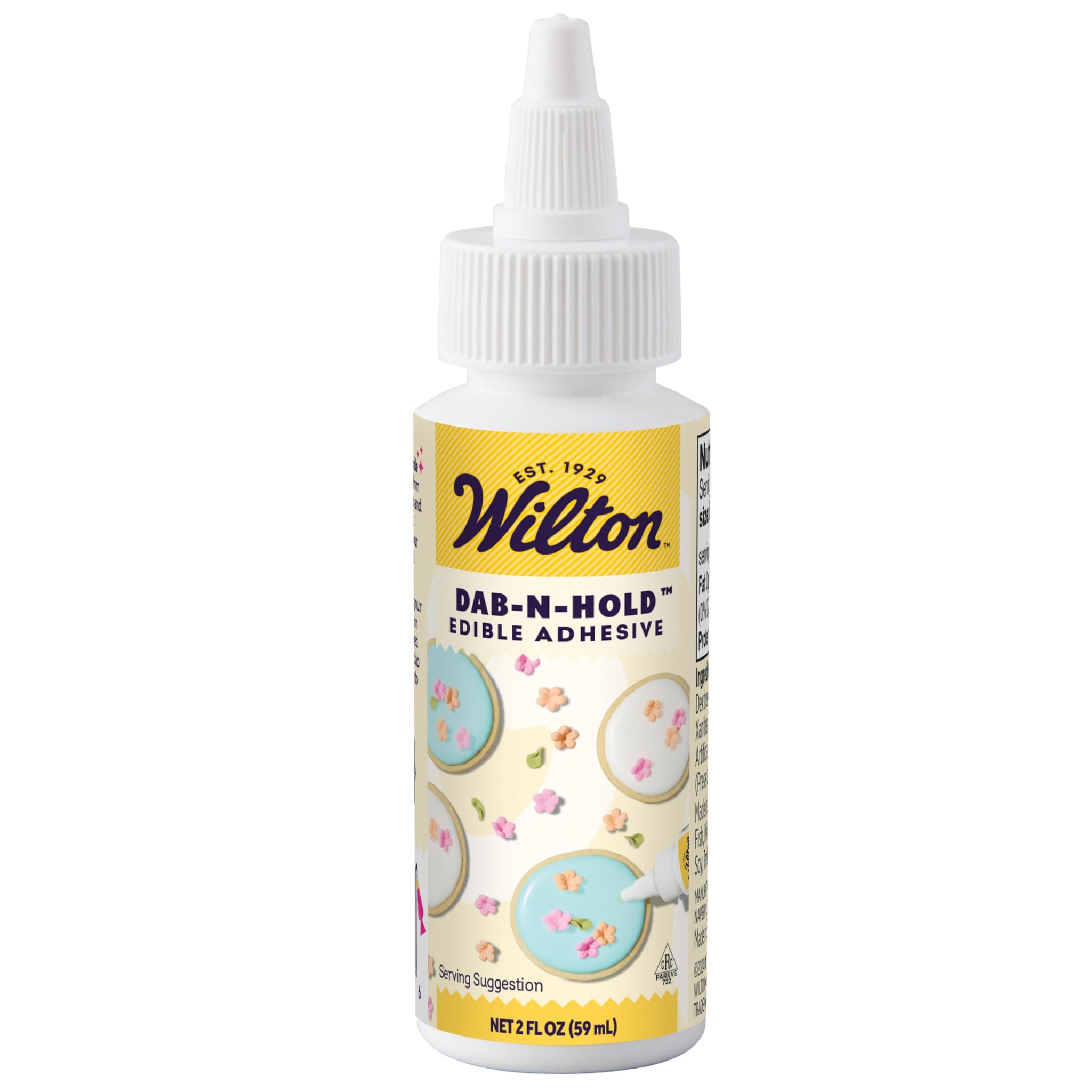 Wilton Dab-N-Hold Edible Adhesive - Clear Food Glue - Baking Accessory for Cake Decoration, Fondant, Sugar Sheets & Icing Decorations - Easy-to-Use