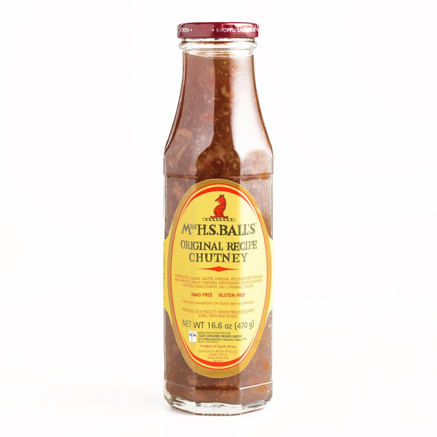 Mrs. H.S. Ball's Original Recipe Chutney 16.6 oz each (1 Item Per Order, not per case)