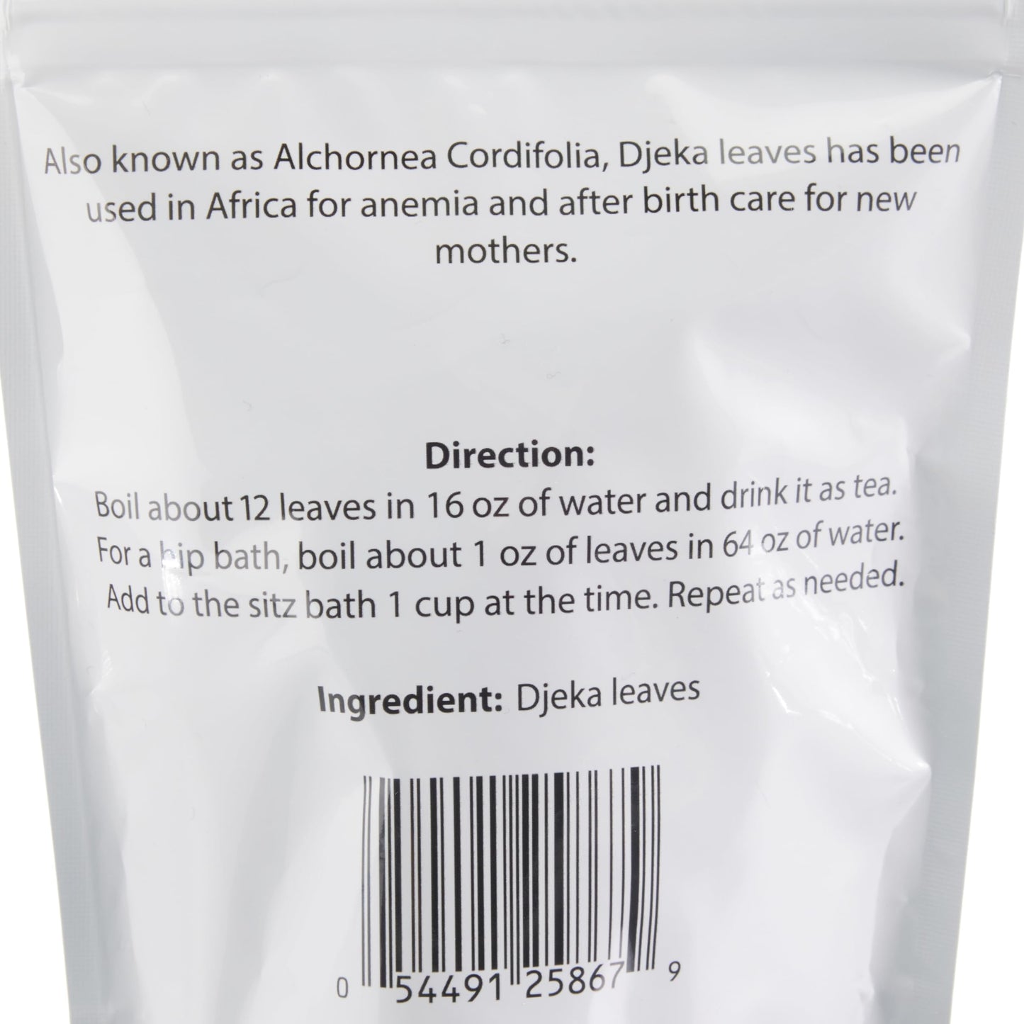 KOPABANA Brown Djeka Leaves | ogymama | Alchornea Cordifolia Dry Leaves | Christmas Bush | V steam Herbs | Yoni Care 1.5 oz