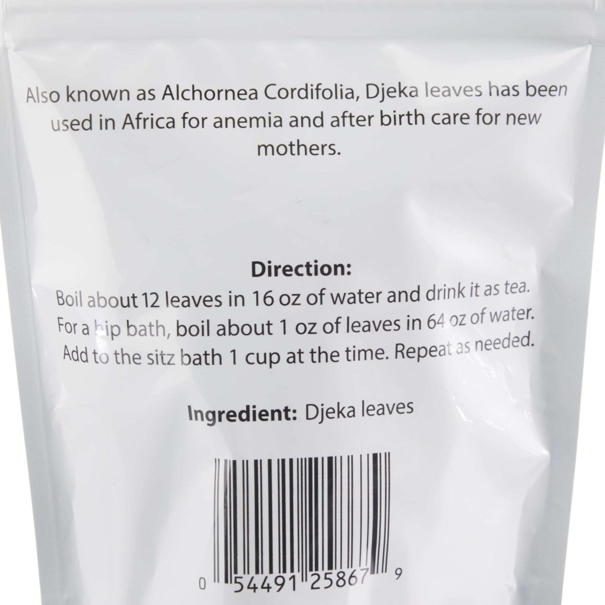 KOPABANA Brown Djeka Leaves | ogymama | Alchornea Cordifolia Dry Leaves | Christmas Bush | V steam Herbs | Yoni Care 1.5 oz