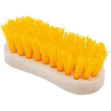 Stiff Bristle Brush - Scrub Brush for Deep Cleaning, Hand Brush with Hard Bristles, Utility Nylon Brush for Indoor and Outdoor, Wooden Boot Hand
