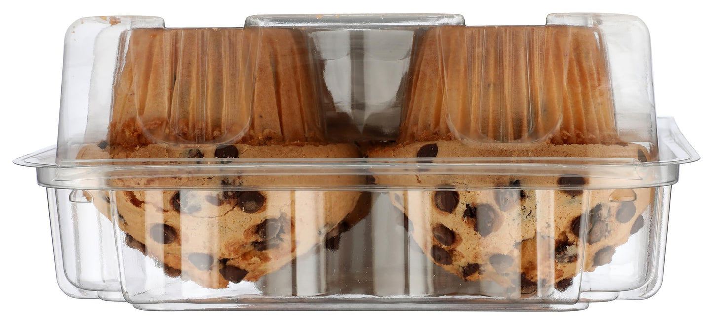 By the Way Bakery Chocolate Chip Muffins 4 Count, 14 OZ