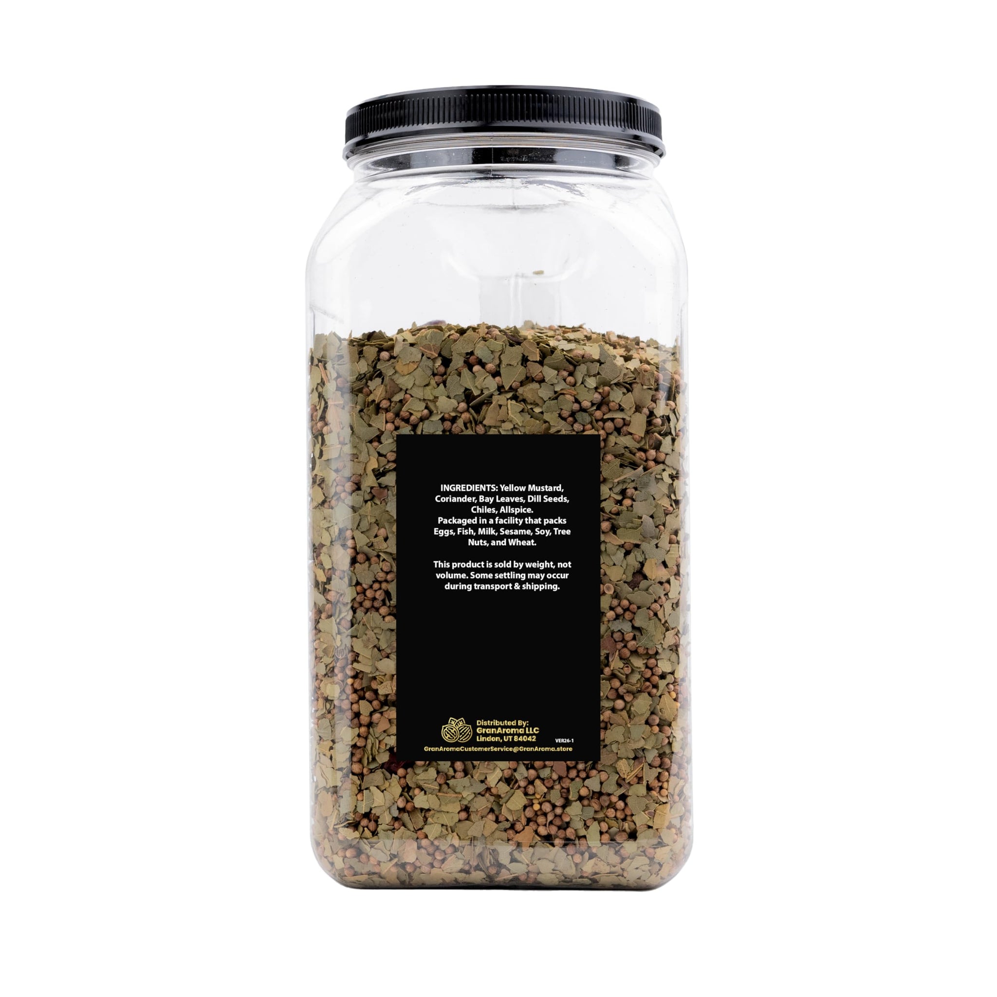 GranAroma Pickling Spice, Savory Spice Blend, Corned Beef & Vegetables (56 Ounce)