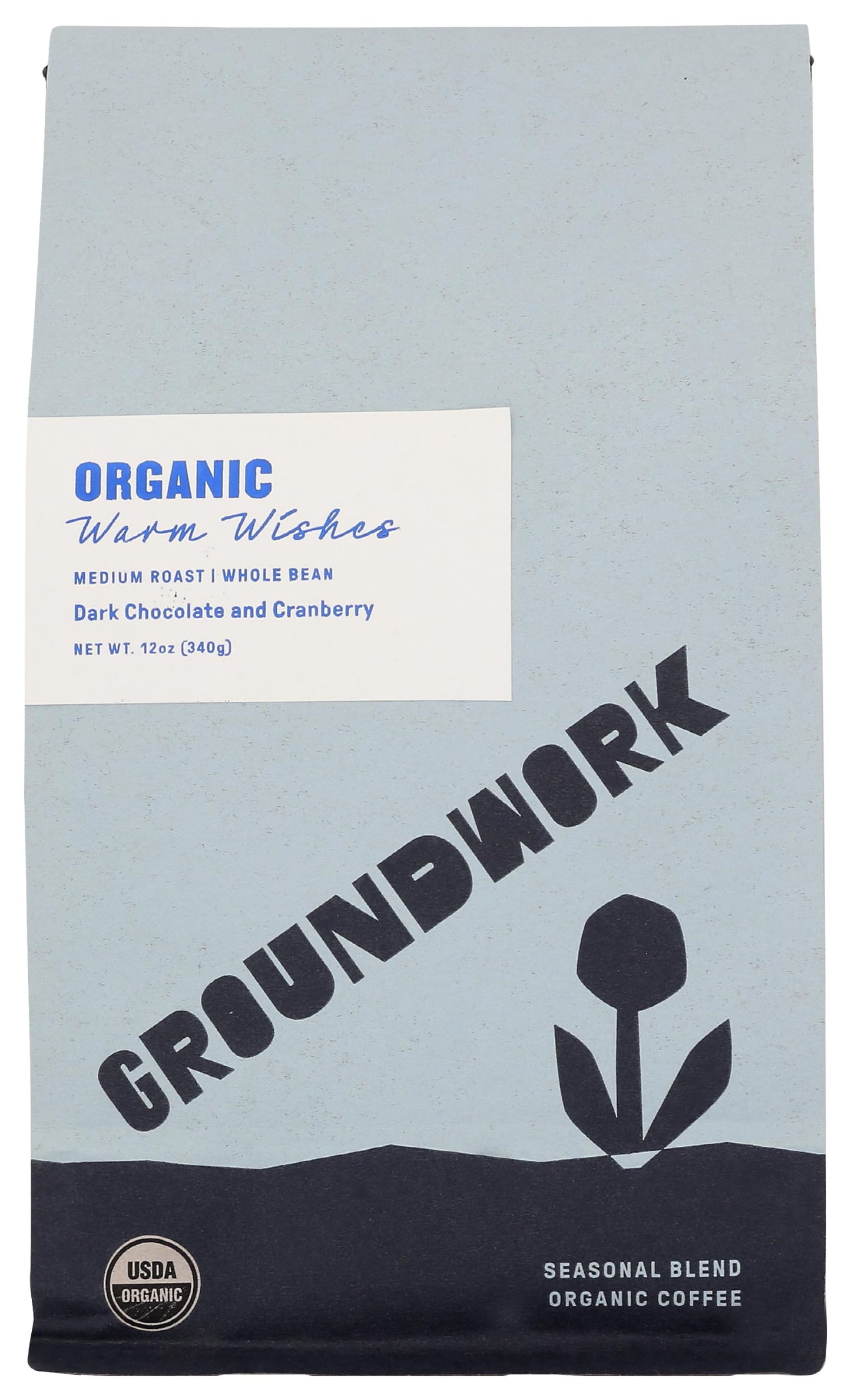 GROUNDWORK COFFEE CO Holiday Blend, 12 OZ