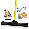 FURemover Pet Hair Removal Rubber Broom, 61" Telescopic Handle