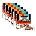 Kind Zero Added Sugar Healthy Snacks Bars, Peanut Butter Dark Chocolate, Gluten Free, High Fiber, Keto Snacks, 5g Protein, 30 Count