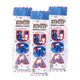 M&M'S USA Red, White, and Blue Patriotic Milk Chocolate Candy, 3 Pack