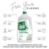 Quick Shine Multi Surface Floor Finish 64oz | Cleaner & Polish to use on Hardwood, Laminate, Luxury Vinyl Plank LVT, Tile & Stone | Safer Choice