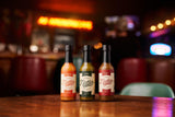 Farmer Nate's Hot Sauce Variety Pack - Smokehouse Habanero, Curry Jalapeño & Kentucky Tang - Bold, Small Batch Gourmet Sauces with All-Natural