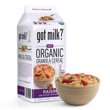 got milk? Organic Crunchy Granola Cereal, Raisin with Sliced Almonds, 12 Ounce