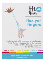 Toysmith Flex YER Fingers - Hi There! Delightfully Witty Gift, Tactile Meditation, Fidget Toy, for People of All Ages