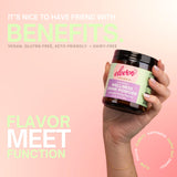 Eleven TLC Mint Lavender Matcha Powder - Ceremonial Grade Japanese Green Tea - Sugar-Free Wellness Latte Mix with Peppermint & Lavender - Calm Energy