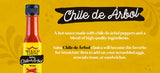 Mexico Lindo Chile de Arbol Hot Sauce Ingredients | 12,190 Scoville Level | Classic Flavor | 5 Fl Oz Bottles (Pack of 6)