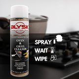 Blysk Oven & Grill Cleaner 18 oz (D895) heavy duty, fast penetrating, oil & grease remover