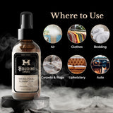 Houdini Smoke Odor Eliminator for Home and Car - Long-Lasting Odor Eliminator Spray, Room Deodorizer, Car Odor Eliminator, Powerful Neutralizer