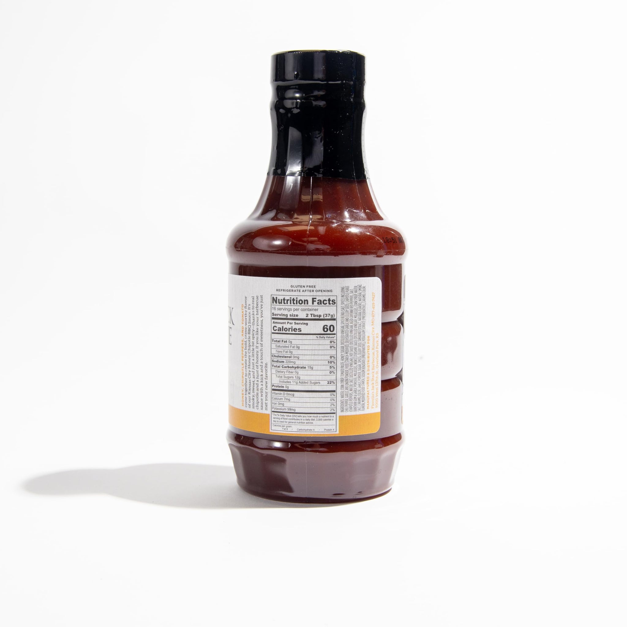 Jack Stack Honey Chipotle Barbecue Sauce - Kansas City BBQ Sauce - Sweet Heat KC BBQ Sauce (2 Pack, 21oz Bottles)