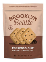 Brooklyn Brittle Deluxe Variety Bundle - Sweet & Savory Cookie Brittle|Italian Cookie Brittle|Flavors-Cinnamon Walnut, Espresso Chip, Lemon Cranberry