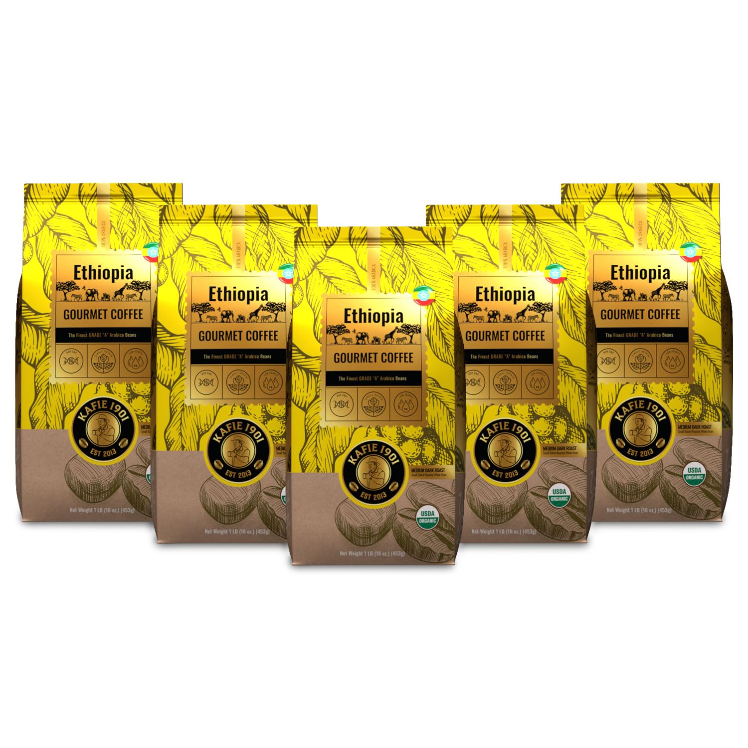 Kafie 1901 Coffee Co. Ethiopia x 5 lbs.