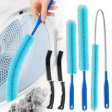5 Pack Dryer Vent Cleaner Kit, Extra Long Flexible Brushes for Lint, Pet Hair & Dust, Refrigerator Coils, Home Washers, Sinks & Drains