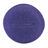 Jetz Scrubz Fashionable Scratch-Free Round Kitchen Scrubber Sponge (1-Pack, Purple)