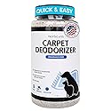 NonScents Carpet & Rug Odor Eliminator - Safe & Fragrance-Free Pet Carpet Deodorizer - Cat and Dog Smell Neutralizer - Removes Pet Urine Odors - Fresh