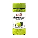 Badia Lime Pepper Seasoning, 6.5 oz - Pepper, Garlic & Onion, Zesty Citrus Blend for Chicken, Seafood & Vegetables