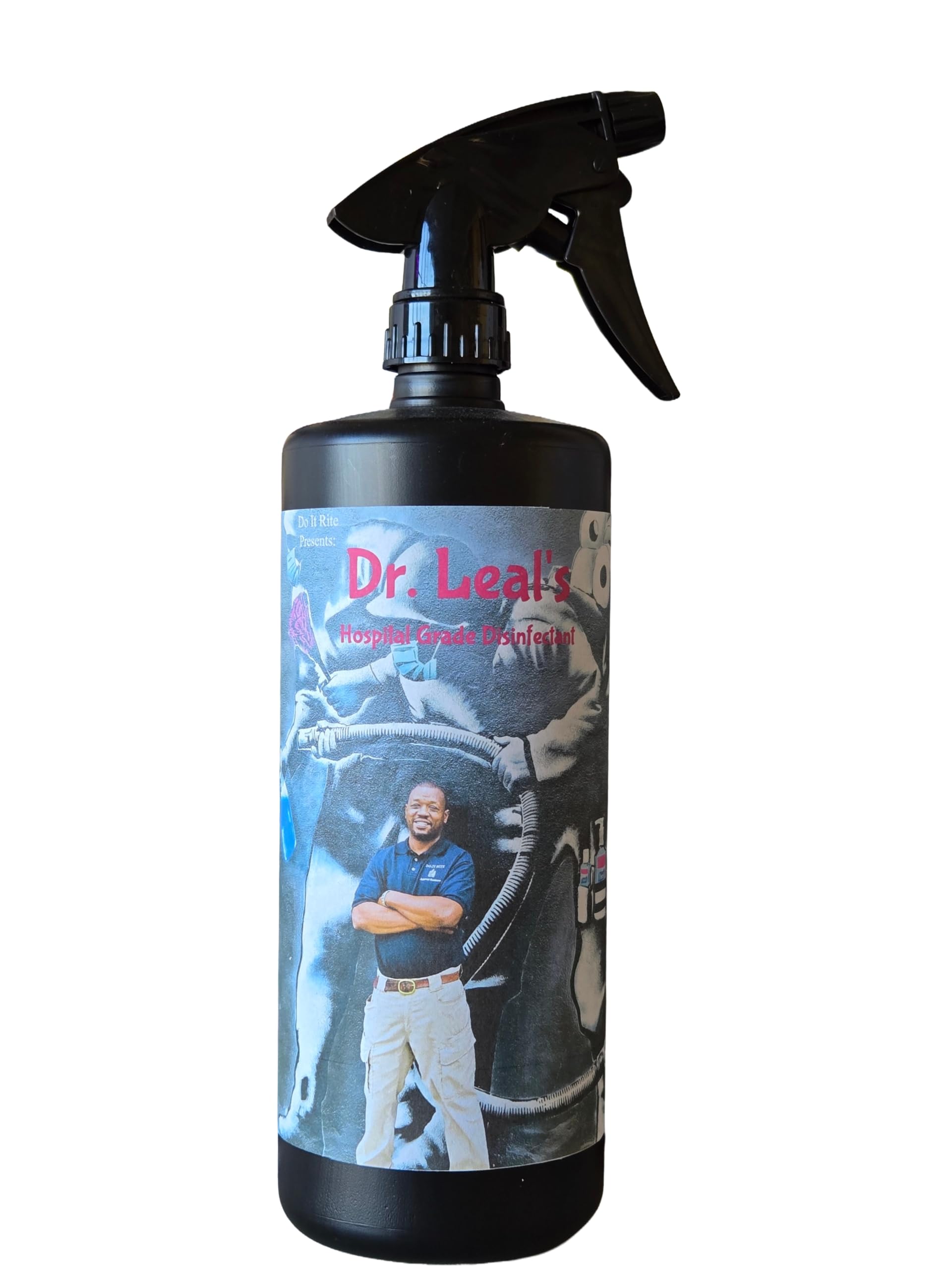 Dr Leal's Hospital Grade Cleaning Spray, Non Bleach Cleaning Supplies For Kitchen, Bathroom, Counters And Sinks, Professional Strength, All-Purpose