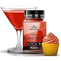 Bakeebake Luster Dust Edible 15g - Edible Glitter for Drinks & Desserts - Gluten Free Edible Red Dust for Cake Decorating - Tasteless Vegan Drink