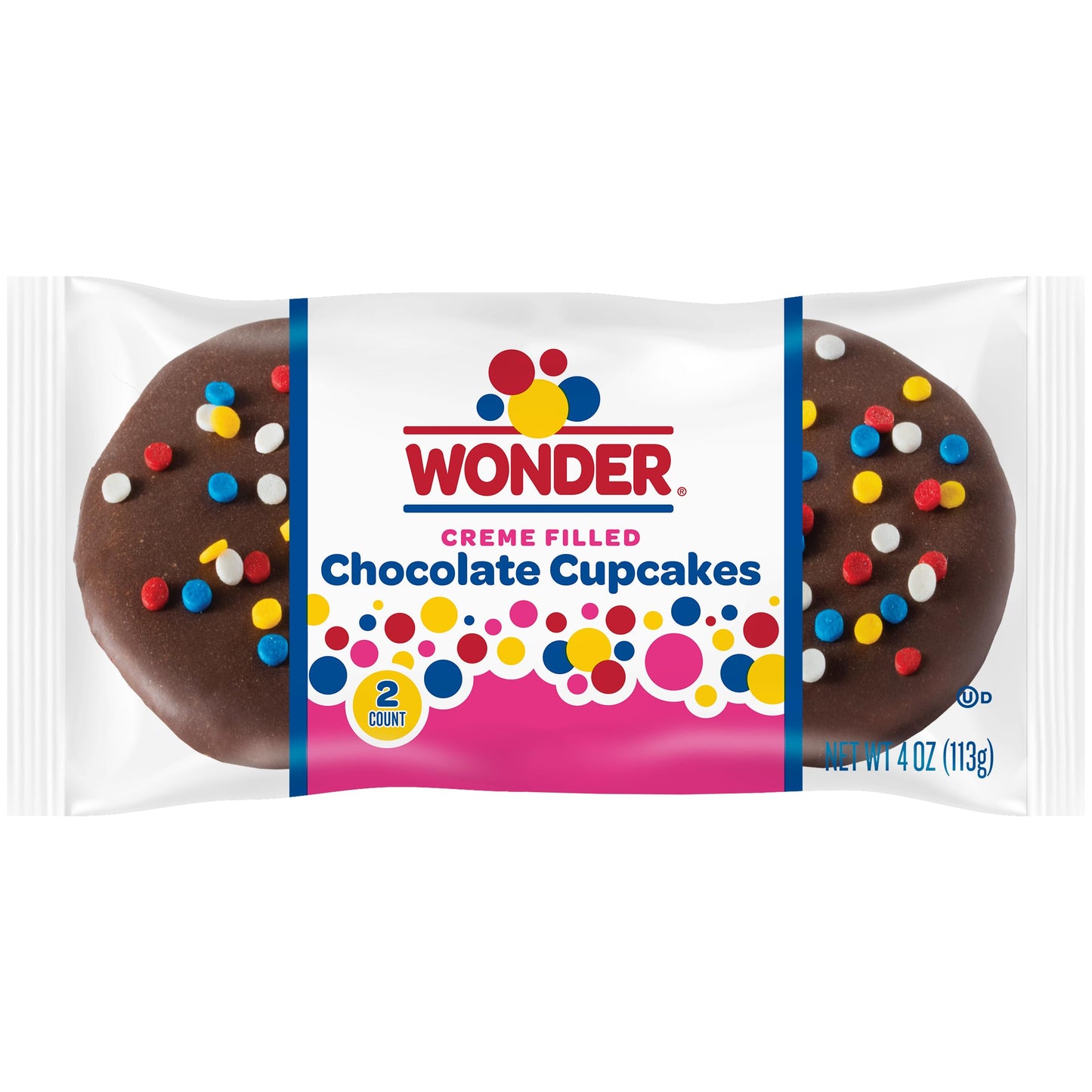 Wonder 2ct Chocolate Cupcakes 4oz