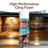 Bull Shot Oven Pro, AS SEEN ON TV, Cling Foam Melts Away Baked-On Grease, Char & Food In Minutes, Professional Strength, Shake, Point & Spray, Made in