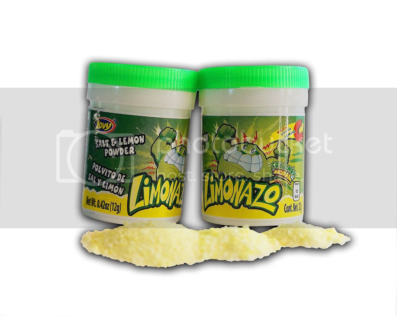 Jovy Candy Limonazo Salt and Lemon Powder Mini Shaker, 10 Piece