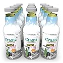 Graasi Organic Barley Grass Water | Hydration Drink with Vitamin C, D, Zinc | USDA Organic, Non-GMO, Vegan | Low-Calorie Wellness Beverage | Citrus