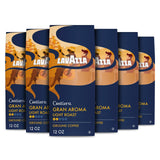 Lavazza Costiera Gran Aroma Ground Coffee 6 Bags of 12oz, Light Roast, Smooth and Aromatic Taste, Intensity 2/5, 100% Arabica, Ideal for Drip Brewers