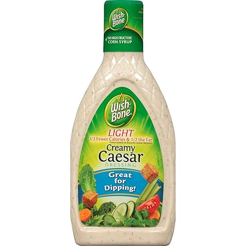 Wish-Bone Light Creamy Caesar Salad Dressing, 15 FL OZ