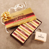 HERSHEY'S GOLDEN ALMOND Chocolate Bar, Roasted Almonds in Fine Milk Chocolate Candy Bar, Individually Wrapped Bars in Gift Box, 14 Ounce Box
