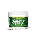 Spry Fresh Natural Xylitol Chewing Gum Dental Defense System - Aspartame-Free, Sugar-Free, Non-GMO, Gluten-Free (Spearmint, 100 Count - Pack of 1)