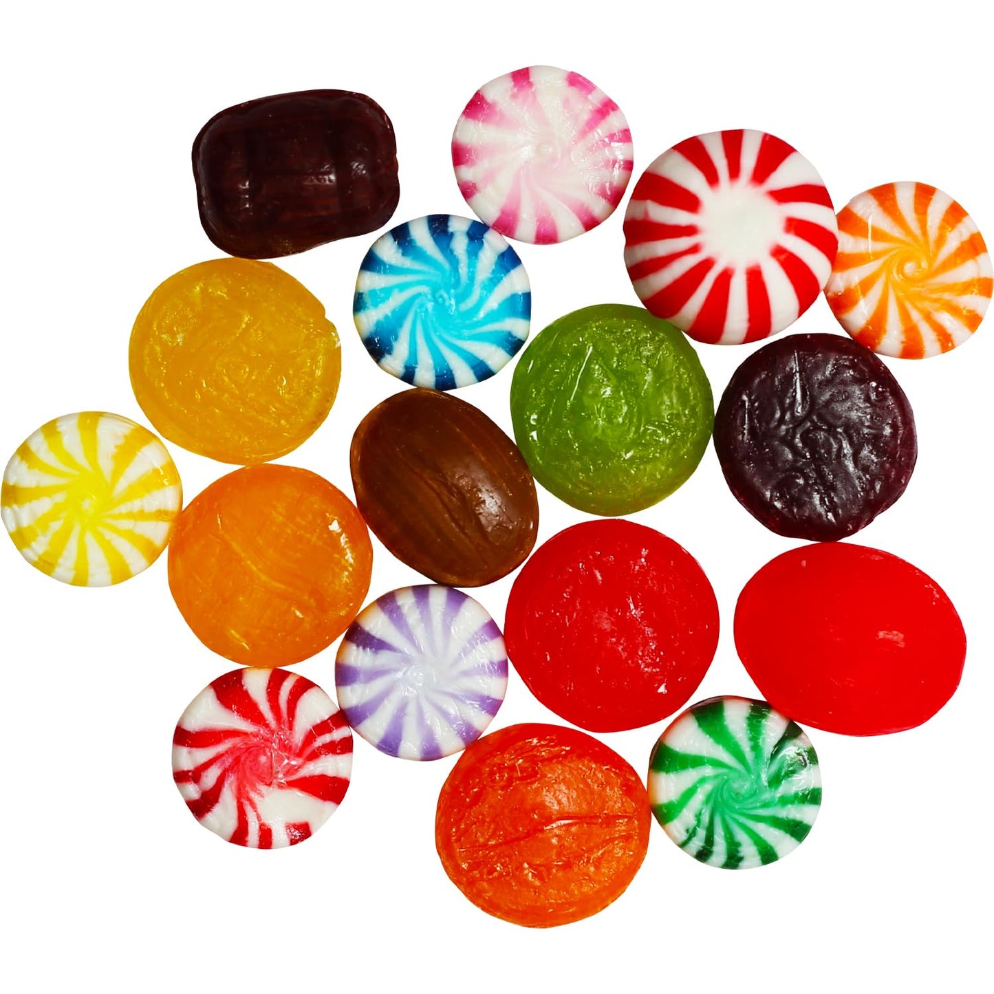 Lalees Bulk Hard Candy - 4 Pounds Individually Wrapped Classic Mix - Approx 300 Pieces - Office Candy Variety Pack for Desk, Front Counter, Lobby